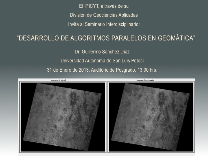 Seminario Dr. Guillermo Sánchez - UASLP